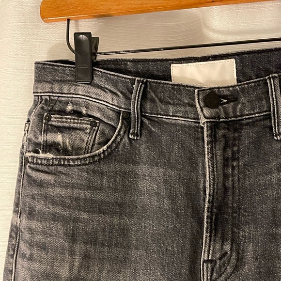 mother denim the insider crop step chew, pedal to the metal destroyed, Size 27 - Picture 11 of 16